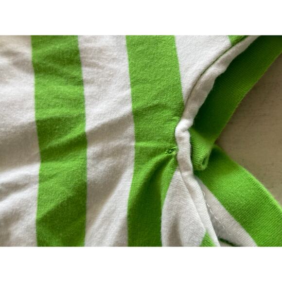 Busy Bees Smocks Christmas Dinosaur Embroidered Romper Green and White 18-24mos - Picture 4 of 4